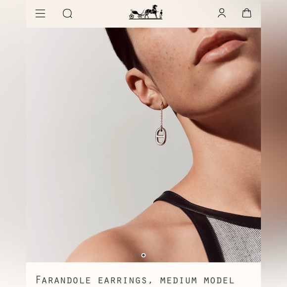 COPY - Hermes Silver  Farandole Earrings - Picture 6 of 17